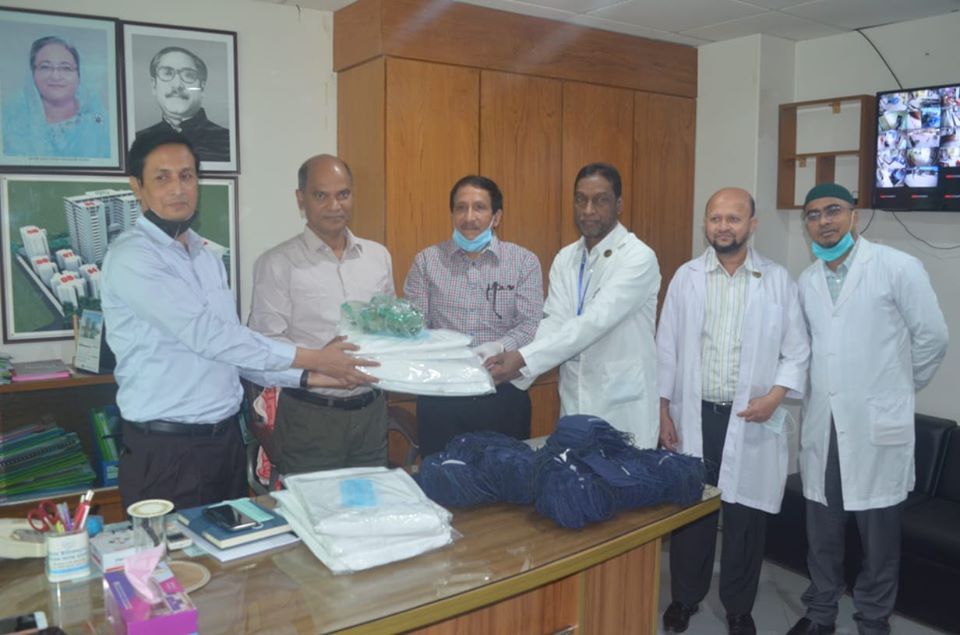 BMA Ctg distributing PPE for CIMCH